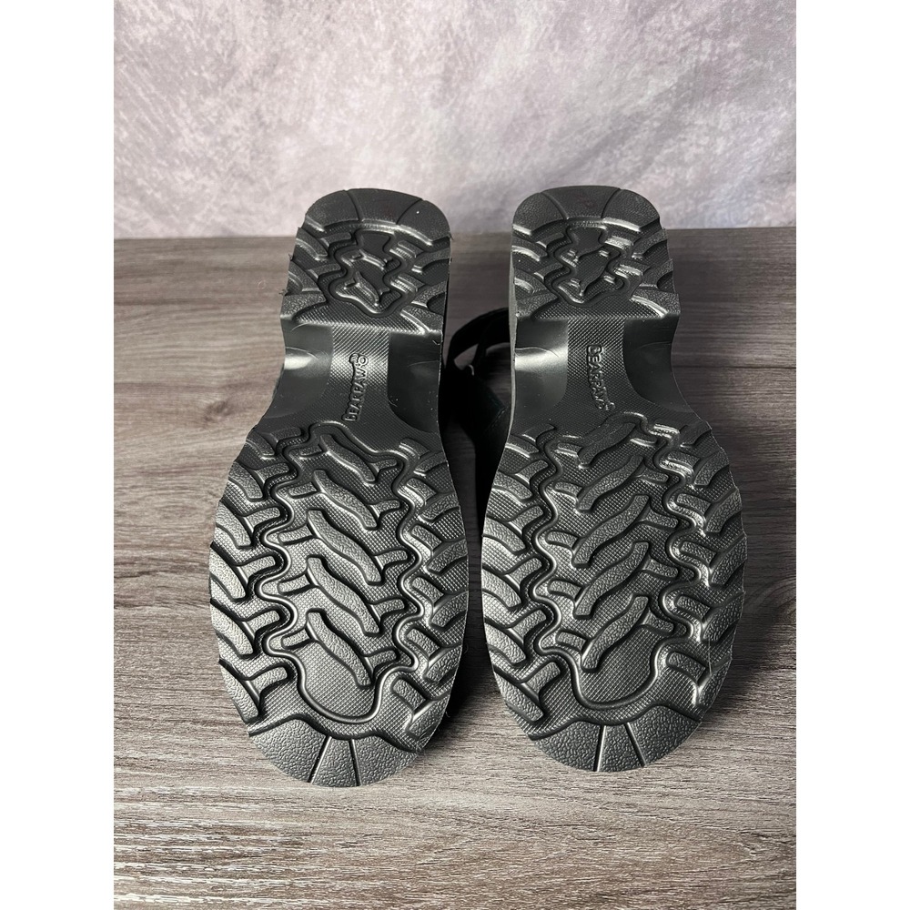 Bearpaw Platform Sandals Adjustable Buckle Chunky Lug Sole Black Women's Size 8 - Picture 6 of 6